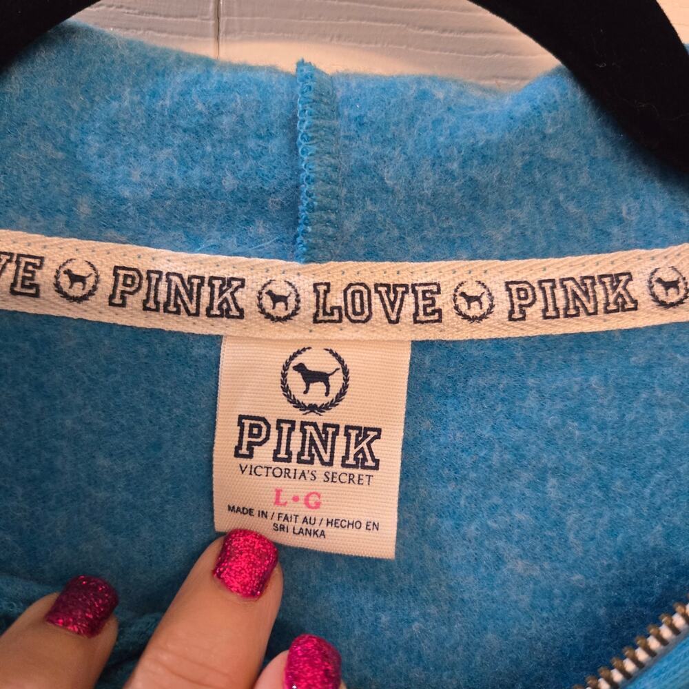 Victoria's Secret Pink Y2K hoodie NWT Size Large retro - Picture 7 of 8